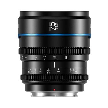 Imagem de SIRUI Lente teleobjetiva Night Walker 75 mm S35, lente de foco manual de grande abertura T1.2 para Sigma FP, S5/S5II/S5IIX, DC-BGH1 (MS75L-B, montagem L, preto)