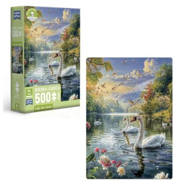 Imagem de Quebra Cabeça Nano Lago Dos Cisnes 500 Peças 3325 - Toyster