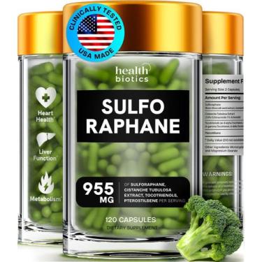 Imagem de Suplemento Healthbiotics Sulforafano e brotos de brócolis orgânicos