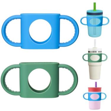Imagem de Mity rain Suporte de copo compatível com copo infantil Zak - Copo infantil de silicone com alça dupla para Zak 12 425 g, para Owala 340 g, para Stanley 497 g, acessórios para copos com alça de garrafa