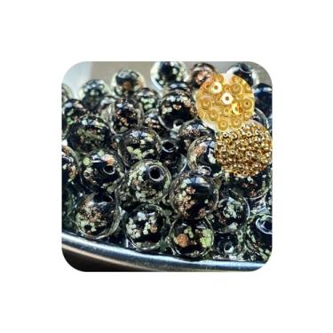 Imagem de 8 mm, 200 peças, contas de vidro que brilham no escuro com furos para fazer joias, pulseiras, brincos, colar, lampwork a granel, solar, exclusivo, faça você mesmo, artesanato, kit de contas