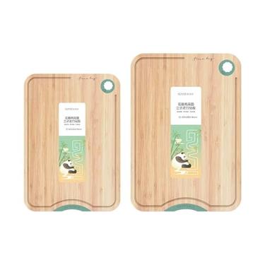 Imagem de DX Grandway Tábua de corte autônoma de bambu com ranhura segura para lava-louças, resistente ao calor, 40,6 x 28 cm