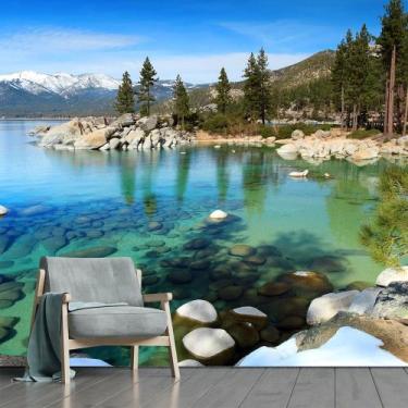 Imagem de Papel de Parede Paisagem Lago Natureza Sala Painel - 044pcp - Allodi