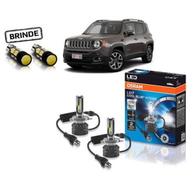 Imagem de Kit Lampada Led Osram Farol Renegade 16 17 18 19 20