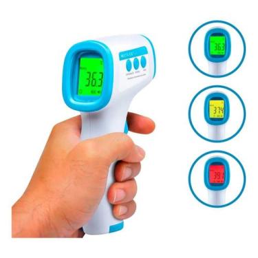 Imagem de Termometro Corporal Para Medir Febre A Distancia Sem Contato - Multi, 