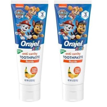 Imagem de Pasta de Dentes Orajel Kids Paw Patrol Anti-Cáries - 125ml (2 Unidades