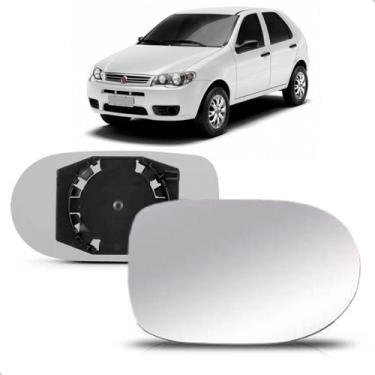 Imagem de Par Lente Retrovisor Palio Economy Com Base 11 A 14 Grande - BLAWER