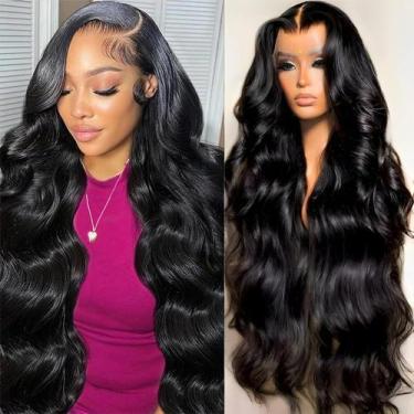 Imagem de Peruca frontal de renda FunMatic Body Wave 13x6 HD Lace 22 polegadas