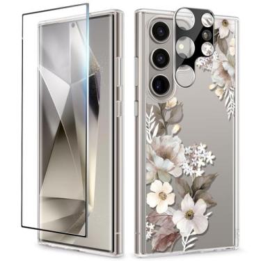 Imagem de Capa de telefone GVIEWIN para Samsung Galaxy S24 Ultra Floral