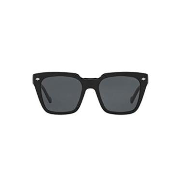 Imagem de Vogue Eyewear Óculos de sol masculino armação preta, lentes cinza escuro, 50 mm