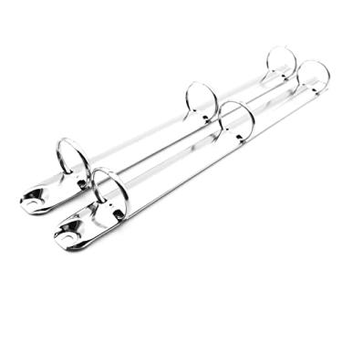 Imagem de Shuokecrafts Kit de substituição de mecanismo de fichário de 3 anéis, tamanho carta padrão, 2 peças, capacidade de 2,5 cm, espinhos de encadernação de folhas soltas para organizadores de planejadores