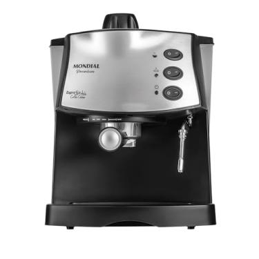 Imagem de Máquina de Café Espresso Coffee Cream, Mondial, Preto/Inox, 800W, 220V - C-08