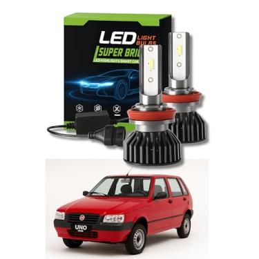 Imagem de Kit 2 Lâmpadas LED H4 para Carro Uno 2009 Alta Performance