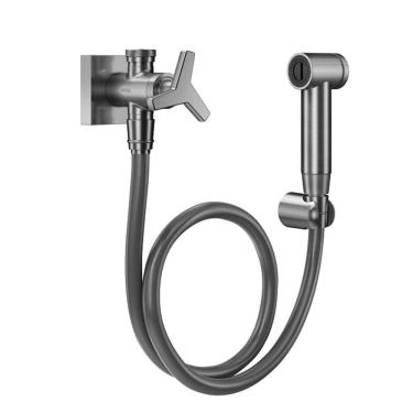 Imagem de Ducha Higiênica Com Registro Docol City Grafite Escovado - 0