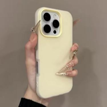 Imagem de Capa de celular macia, fosca e gelatinosa, à prova de choque, para Samsung S25, S24 Ultra, S23fe, S22 Plus, A16, A36, A15, A35, A55, A53, A52, 5g (para Galaxy S23/Amarelo)