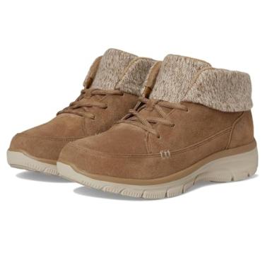 Imagem de Skechers Easy Going-Fall Odyssey Bota feminina sem cadarço no tornozelo, Castanho, 38