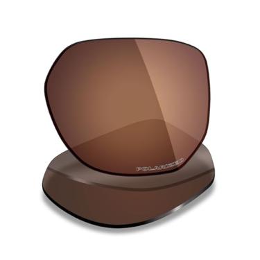 Imagem de Mryok Lentes de reposição ultra polarizadas para óculos de sol Oakley Latch Beta, HD Polarized, proteção UV, resistente a impactos e ajuste perfeito - Marrom bronze