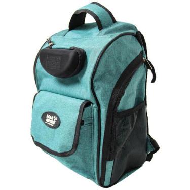 Imagem de Mochila de Pesca Com Porta Óculos Azul Petróleo - Mar Negro