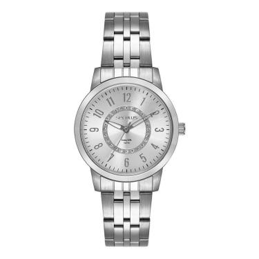 Imagem de Relógio Seculus Feminino Ref: 44289L0Svna3 Casual Aço