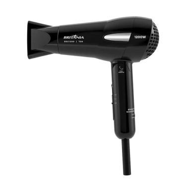 Imagem de Secador Britânia Travel BSC1200 - 1200W, 2 Temperaturas, 2 Velocidades, Bivolt