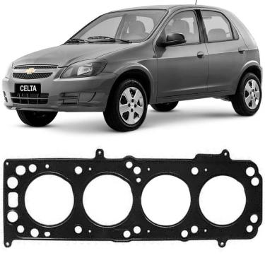 Imagem de Junta Cabeçote Motor Chevrolet Celta 2001 A 2016 Metálica