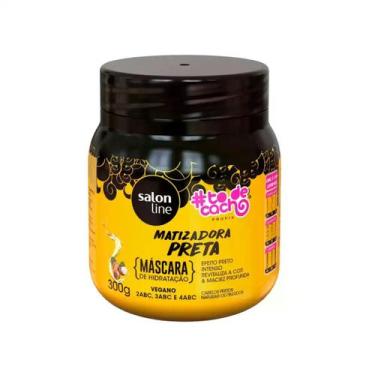 Imagem de Máscara Matizadora Preta Todecachos Salon Line 300G