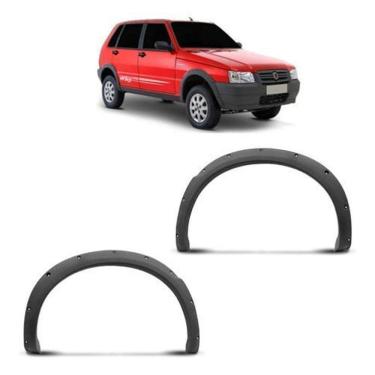 Imagem de Par Alargador Moldura Paralama Traseiro Uno Way Cinza 04/12