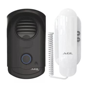 Imagem de Kit Interfone Porteiro Eletrônico - S100 Slim Agl A. Externa