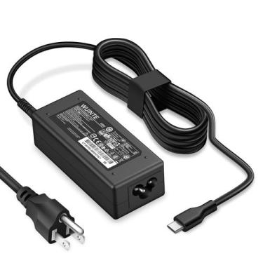 Imagem de Carregador: adaptador de alimentação USB C de 45 W para laptop Lenovo 