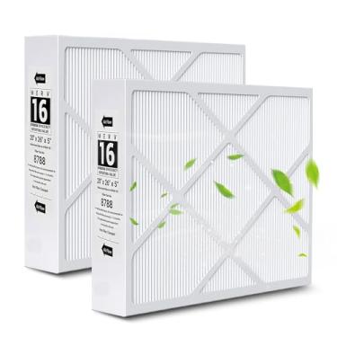 Imagem de Pacote com 2 filtros X8788 MERV 16 de substituição 50 x 66 x 12 cm, compatível com purificador de ar Pureair PCO20-28 e filtro Lennox X8788