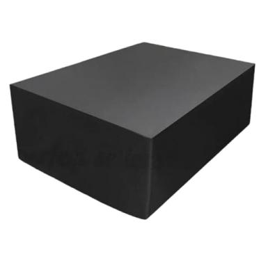 Imagem de YIJU Capa para mesa de bilhar preta, à prova de poeira, reutilizável, à prova d'água e proteção para mesa de bilhar, 7 Pés