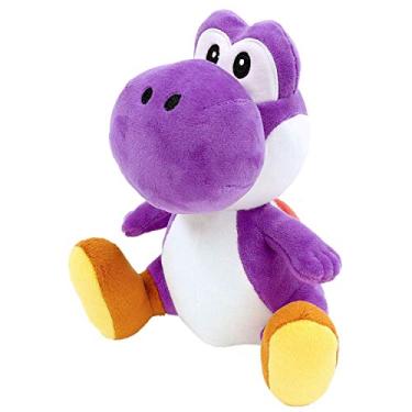 Imagem de Little Buddy 1391 Super Mario All Star Collection Purple Yoshi Plush, 7"