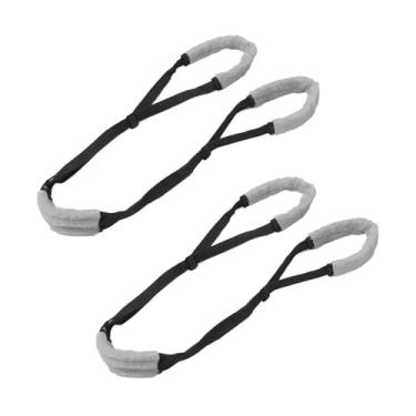 Imagem de Estink Cinta de Suporte para Pernas Traseiras de Cães para Reabilitação de Pernas Fracas Com Correias de Nylon Ajustáveis e Fleece para Cães de 30-130 Lbs (Preto)