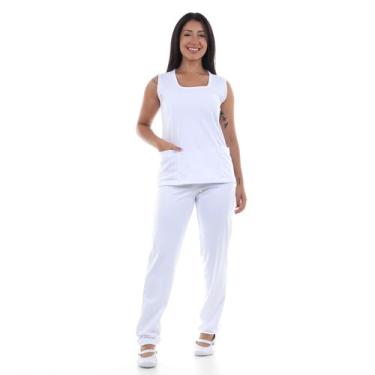 Imagem de Uniforme Regata E Calça Helanca Prático Elástico E Flexível Para Copei
