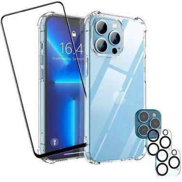Imagem de Película de Vidro 3D Temperado + Película Câmera Vidro iPhone 12 - UP