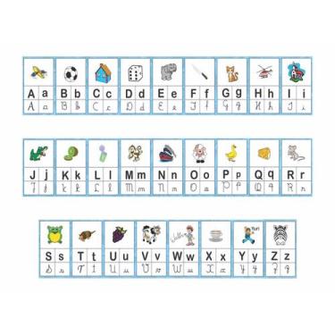 Imagem de Faixa Banner Alfabeto Ilustrado Abecedario Infantil 5m Lona - Best