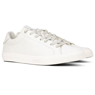 Imagem de Tênis Masculino Aramis Casual Easy Off Couro Leather Confortável, Bran