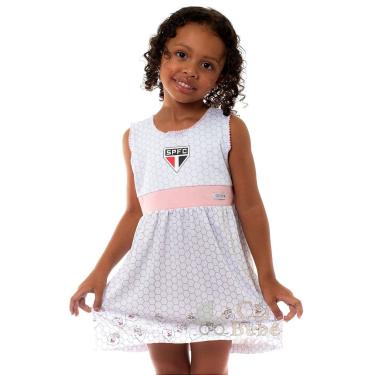 Imagem de Vestido Bebê São Paulo Mascote Oficial