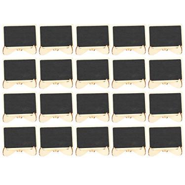Imagem de ZJchao Placa de Giz, Sinais de Quadro -negro Pequenos Placas de Quadro -negro Com Suporte de Madeira Mini Sinais de de de Pequenos Casamentos Em, Festas