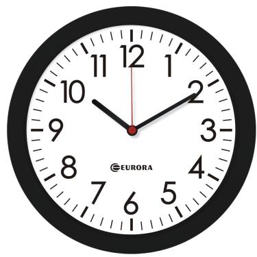 Imagem de Relógio De Parede Eurora Ref: 6575-145 Preto Números