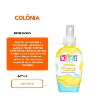 Imagem de Kit infantil Facinatus kids 4 peças Shampoo, Condicionador e Colônia p