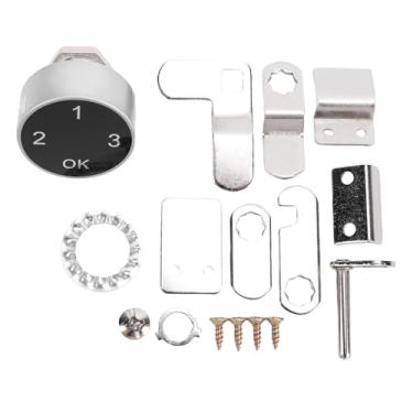 Imagem de Asixxsix Fecho eletrónico inteligente para armários, sem chave, com senha de 1 a 12 dígitos, aplicação Bluetooth, teclado digital tátil para gavetas e roupeiros.