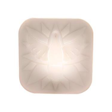 Imagem de Luminária Espírito Santo Box com Controle Remoto – Beleza, Fé e Iluminação em um Só Produto!