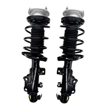 Imagem de Amortecedores dianteiros e amortecedores conjunto completo 23247469 23247470 2 peças suspensão magnética de controle de passeio compatível com Cadillac ATS 2013-2020