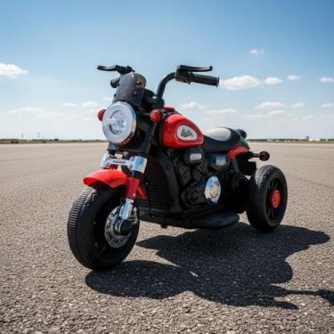 Imagem de Mini Moto Elétrica Infantil Halei Bateria 6v Som Motor Luz de Led - Zi