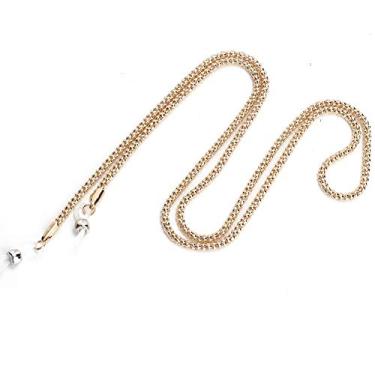 Imagem de Corrente de óculos, cordões para óculos, alça de óculos, corrente de liga de óculos de sol antideslizante exagerada para, corrente de óculos de sol de liga