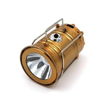 Imagem de Lampião Luminária Carregador Solar Camping Usb Led Lanterna