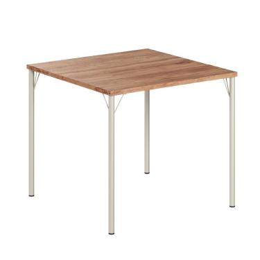 Imagem de Mesa De Jantar Tampo Freijó E Tubos Prata 1545 Carraro