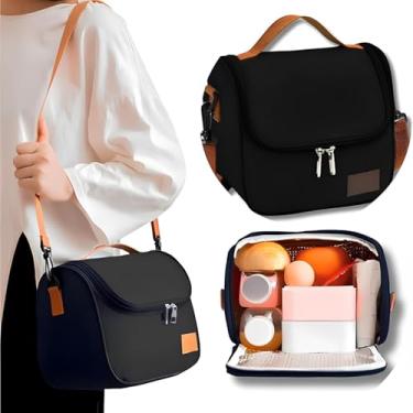 Imagem de Bolsa Térmica Lancheira para Marmita com Alça Ajustável | Compacta e Resistente | Mantém Temperatura Frio ou Quente | Ideal para Trabalho Escola e Academia