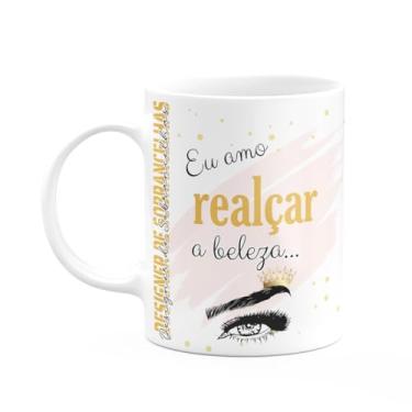 Imagem de JPS INFO, Caneca de Profissões - Sou Designer de sobrancelhas - 325ml